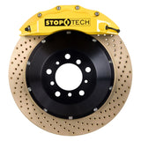 StopTech 10-13 Chevy Camaro LS/LT Front BBK w/Yellow ST-60 Cal Zinc Drilled 355x32mm Rotors Pads