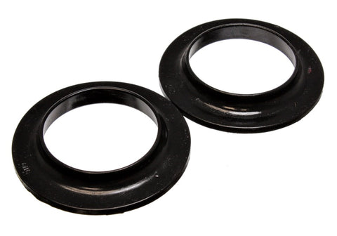 Energy Suspension Universal 3-3/4in ID 5-13/16in OD 7/8in H Black Coil Spring Isolators (2 per set)