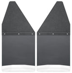 Husky Liners GM 99-16 Silverado/Sierra 12in W Black Top SS Weight Kick Back Front Mud Flaps