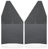 Husky Liners GM 99-16 Silverado/Sierra 12in W Black Top SS Weight Kick Back Front Mud Flaps