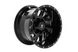 RBP 65R Glock 20x12 6x139.7 BP / 4.75 BS / -44mm Offset 108mm CB Gloss Black Machined Grooves Wheel