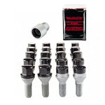 McGard 5 Lug Hex Install Kit w/Locks (Cone Seat Bolt) M12X1.5 / 17mm Hex / 25.5mm Shank L. - Black