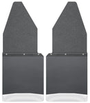 Husky Liners Ford 88-16 F-150/88-99 F-250 12in W Black Top SS Weight Kick Back Front Mud Flaps