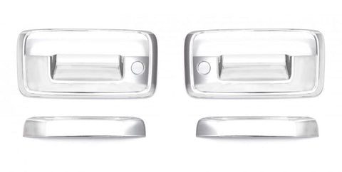 AVS 02-08 Dodge RAM 1500 Tailgate Handle Cover 2pc - Chrome