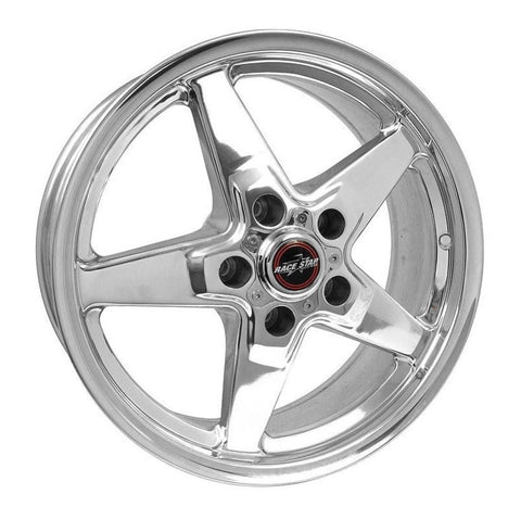 Race Star 92 Drag Star 17x7.00 5x4.75bc 4.88bs Direct Drill Polished Wheel