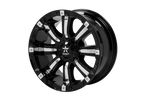 RBP 94R 20x10 8x170 BP / 5.5 BS 0mm Offset 129mm CB (Hub Centric) Black w/Chrome Inserts Wheel
