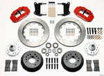 Wilwood Narrow Superlite 6R Front Hub Kit 14.00in Red 67-69 Camaro 64-72 Nova Chevelle