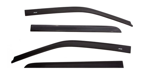 AVS 04-14 Ford F-150 Supercab Ventvisor Low Profile Window Deflectors 4pc - Matte Black