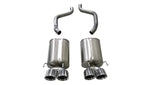 Corsa 05-08 Chevrolet Corvette (C6) 6.0L/6.2L Polished Xtreme Axle-Back Exhaust w/4.5in Tips