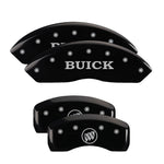 MGP 4 Caliper Covers Engraved Front Buick Rear Black Finish Silver Char 2017 Buick Envision