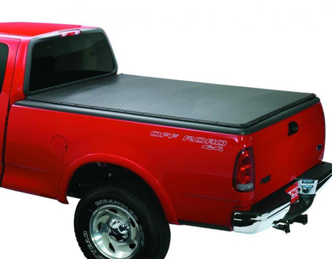 Lund 07-17 Chevy Silverado 1500 (8ft. Bed) Genesis Snap Tonneau Cover - Black