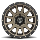 ICON Compression 18x9 6x135 6mm Offset 5.25in BS Bronze Wheel