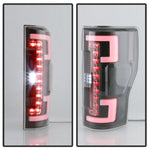 Spyder 17-18 Ford F-250 SD (w/Blind Spot Sensor) LED Tail Lights - Blk (ALT-YD-FS17BS-LED-BK)