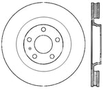 StopTech 2008-2010 Audi S5 Sport Slotted & Drilled Rear Right Cyro Rotor