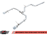 AWE Tuning 18-19 Volkswagen Jetta GLI Mk7 Track Edition Exhaust - Chrome Silver Tips (Fits OEM DP)