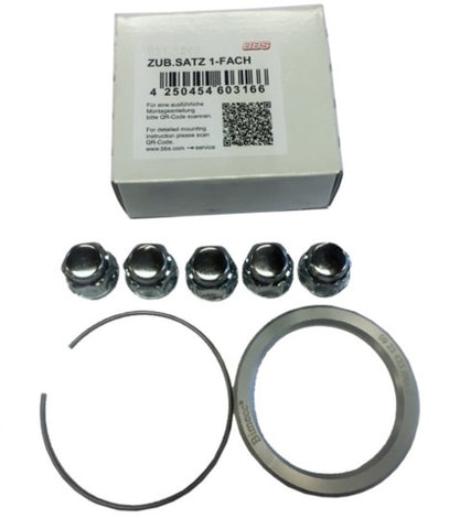 BBS PFS KIT - Camaro 2010 - Includes 82mm OD - 67mm ID Ring / 82mm Clip / Lug Nuts