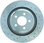 StopTech Select Sport 2014 Dodge Challenger Slotted and Drilled Right Rear Brake Rotor