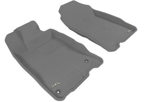 3D MAXpider 2011-2016 Honda CR-Z Kagu 1st Row Floormat - Gray