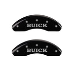 MGP 4 Caliper Covers Engraved Front Buick Rear Black Finish Silver Char 2002 Buick LeSabre