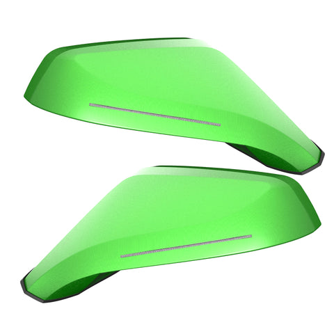 Oracle 10-15 Chevrolet Camaro Concept Side Mirrors - Synergy Green (SGM)