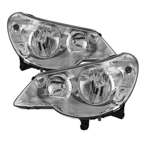 Xtune Chrysler Sebring 07-10 OEM Style Headlights Chrome HD-JH-CHRSE07-C