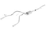 Borla 14 Silv/Sierra 1500 EC Std/CC Short 143.5in WB S-Type Single Split Rear Exit Cat-Back Exhaust