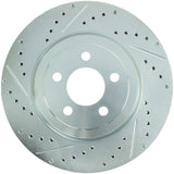 StopTech Select Sport 10-14 Dodge Challenger Drilled and Slotted Front Right Brake Rotor