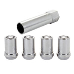 McGard Wheel Lock Nut Set - 4pk. (Tuner / Cone Seat) M12X1.5 / 13/16 Hex / 1.24in. Length - Chrome