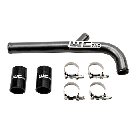 Wehrli 13-15 Cummins 6.7L w/ Dual Radiator Upper Coolant Pipe - WCFab Grey