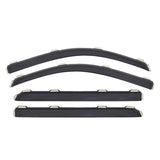 AVS 16-18 Mazda 2 Ventvisor In-Channel Front & Rear Window Deflectors 4pc - Smoke