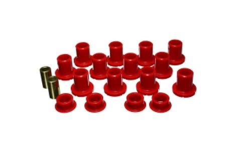 Energy Suspension RZR XP 1000 Front Control Arm Bushings - Red