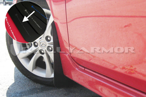 Rally Armor 2010+ Mazda3/Speed3 UR Black Mud Flap w/ Grey Logo