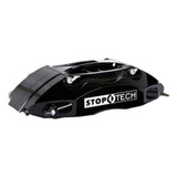 StopTech 06-09 Honda S2000 ST-40 Black Calipers 328x28mm Slotted Coated Rotors Front Big Brake Kit