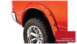 Bushwacker 16-18 Dodge Ram 1500 Fleetside Pocket Style Flares 4pc 67.4/76.3/96.3in Bed - Flame Red