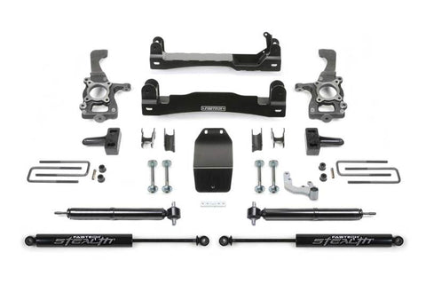 Fabtech 15-18 Ford F150 4WD 4in Basic System w/Rear Stealth Shocks