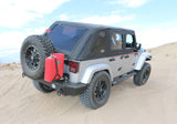 Rampage 2007-2018 Jeep Wrangler(JK) Unlimited Frameless Trail Plus Top Kit - Black