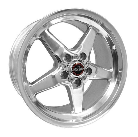 Race Star 92 Drag Star 17x10.5 5x4.75bc 7.40bs Direct Drill Polished Wheel