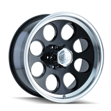 ION Type 171 16x8 / 8x165.1 BP / -5mm Offset / 130.8mm Hub Black/Machined Wheel