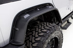 Lund 07-17 Jeep Wrangler FX-Flat Smooth Elite Series Fender Flares w/Black Bolts - Black (4 Pc.)