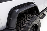 Lund 07-17 Jeep Wrangler FX-Flat Smooth Elite Series Fender Flares w/Black Bolts - Black (4 Pc.)