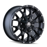 Mayhem 8015 Warrior 18x9 / 8x165.1 BP / -12mm Offset / 130.8mm Hub Matte Black Wheel