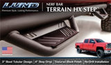 Lund 09-14 Ford F-150 SuperCab (including Svt Raptor) Terrain HX Step Nerf Bars - Black