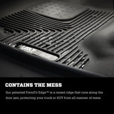 Husky Liners 14-18 Chevrolet Silverado 1500 Front & 2nd Seat X-Act Contour Floor Liners - Black