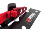 BuiltRight Industries 09-14 Ford F-150 SuperCrew Rear Seat Release - Red Strap