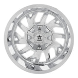 RBP 65R Glock 20x12 5x127/139.7 BP / 4.75 BS -44mm Offset 78mm CB (Hub Centric) Chrome Wheel