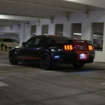 Black Mustang with side markers