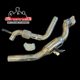 AMR Stainless Steel Catted DownPipe Mustang EcoBoost 2015-2023 *IN STOCK* *ON SALE*