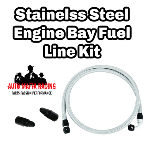 Mafia Stainless Steel Engine Bay Fuel Line Kit